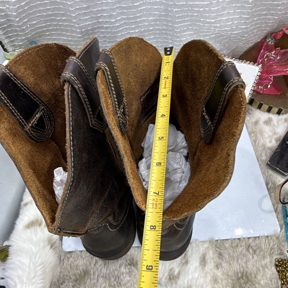 (P5) Ariat Rambler Leather Square Toe Western Cowboy Boots 10015307 MEN 13D - Picture 5 of 16